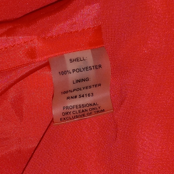 Calvin Klein: Dark-Peach-Long-Flowing-Formal Sweetheart Strapless Gown SZ 4 EPLC - Picture 9 of 15